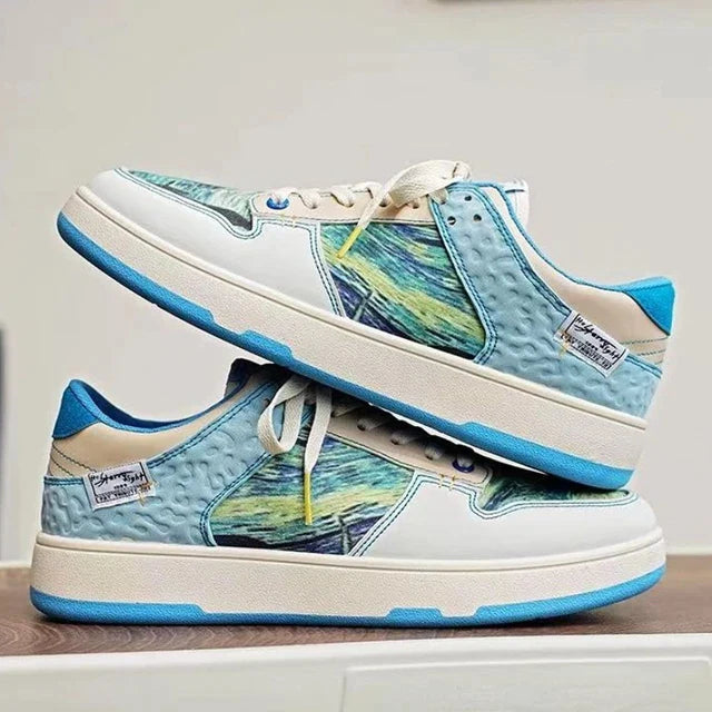 Van Gogh Starry Night inspired sneakers